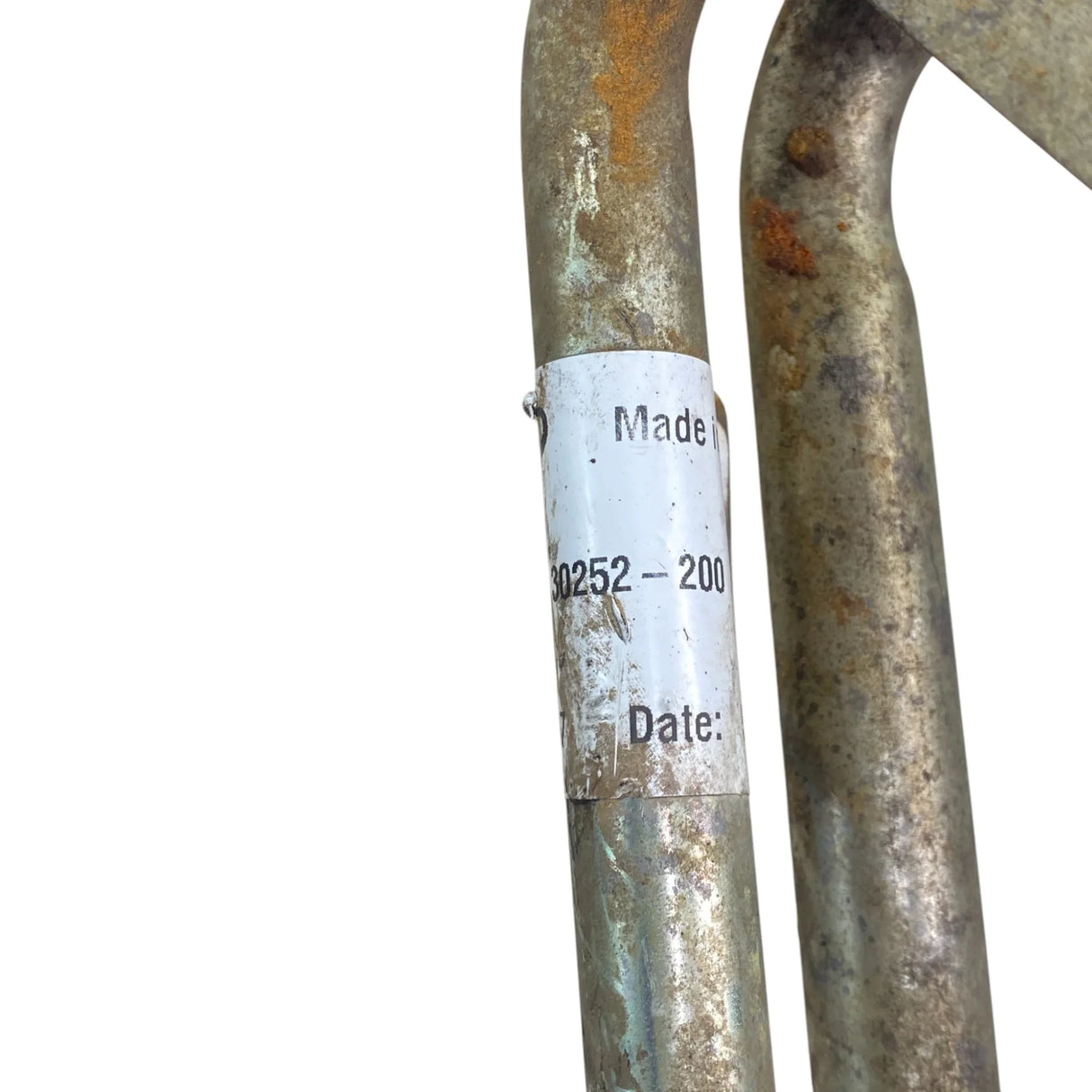 A05-30252-200 Genuine Freightliner HVAC Heater Pipe - Zinc Plated Finish