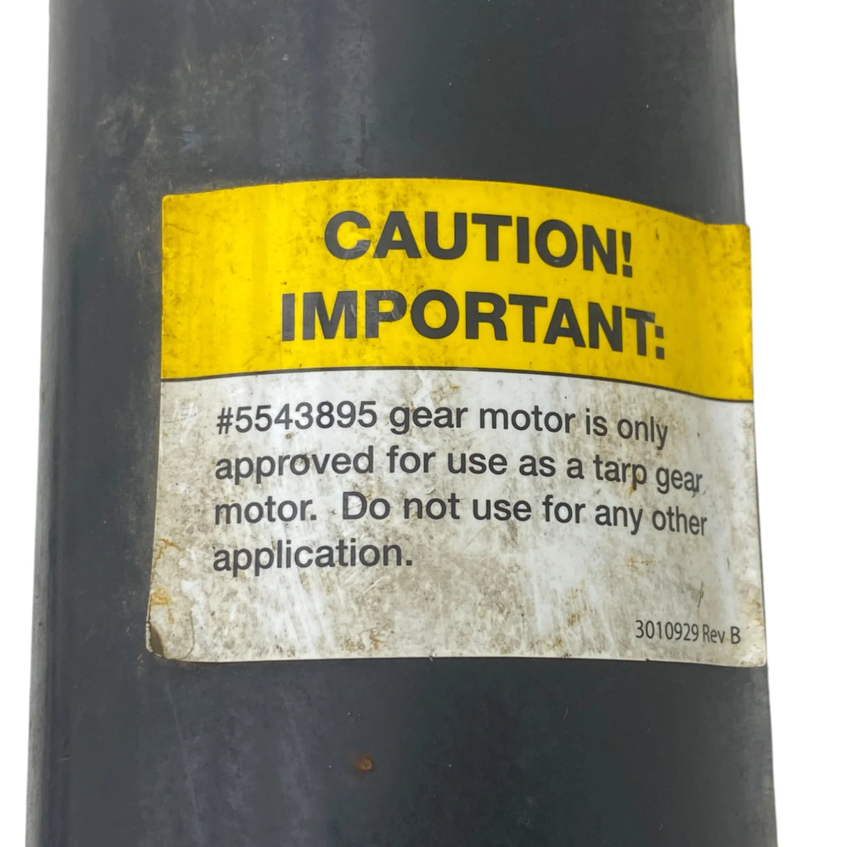 5543895 Genuine Buyers Products Thru-hole Shaft Electric Tarp Motor 900W 90:1 40 RPM - Second Truck Parts