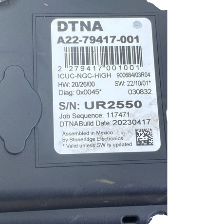 A22-79417-001 Genuine Freightliner Speedometer Instrument Cluster