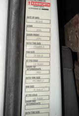R25-1287-001 Genuine Kenworth Left Hand White Door T680/T880 - Second Truck Parts