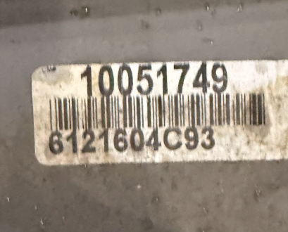6121604C93 Genuine International Gray Console - Second Truck Parts