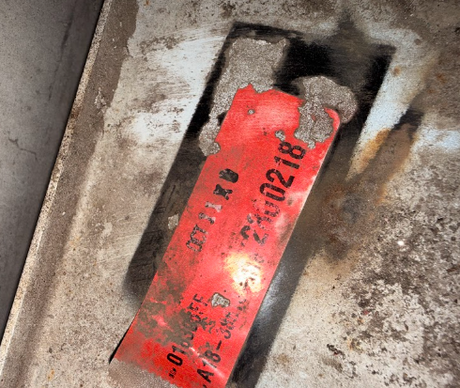 A18-38614-010 Genuine Sterling Red Left Door Assembly - Second Truck Parts