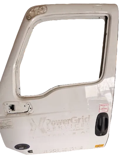 0620 A188 Genuine Cummins White Left Driver Door - Second Truck Parts