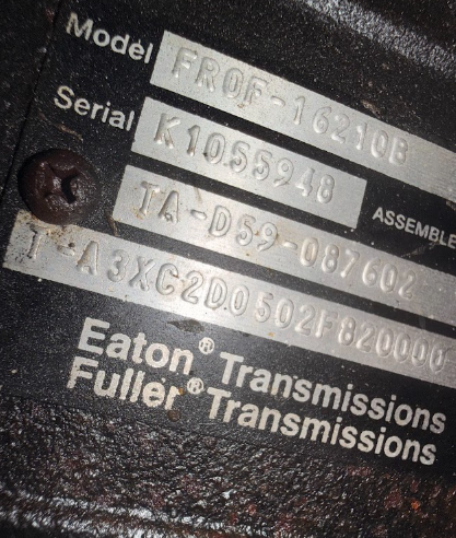FROF-16210B Genuine Eaton Transmission - Second Truck Parts