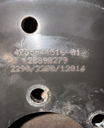 4735-44516-01 Genuine Borg Warner Fan Blade XD11 - Second Truck Parts