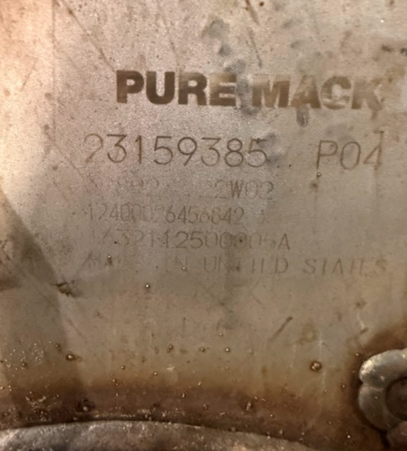 23159385 Genuine Mack DPF Diesel Particulate Filter - Second Truck Parts
