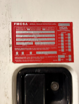 606-13250 Genuine Mack Right Front White Door - Second Truck Parts