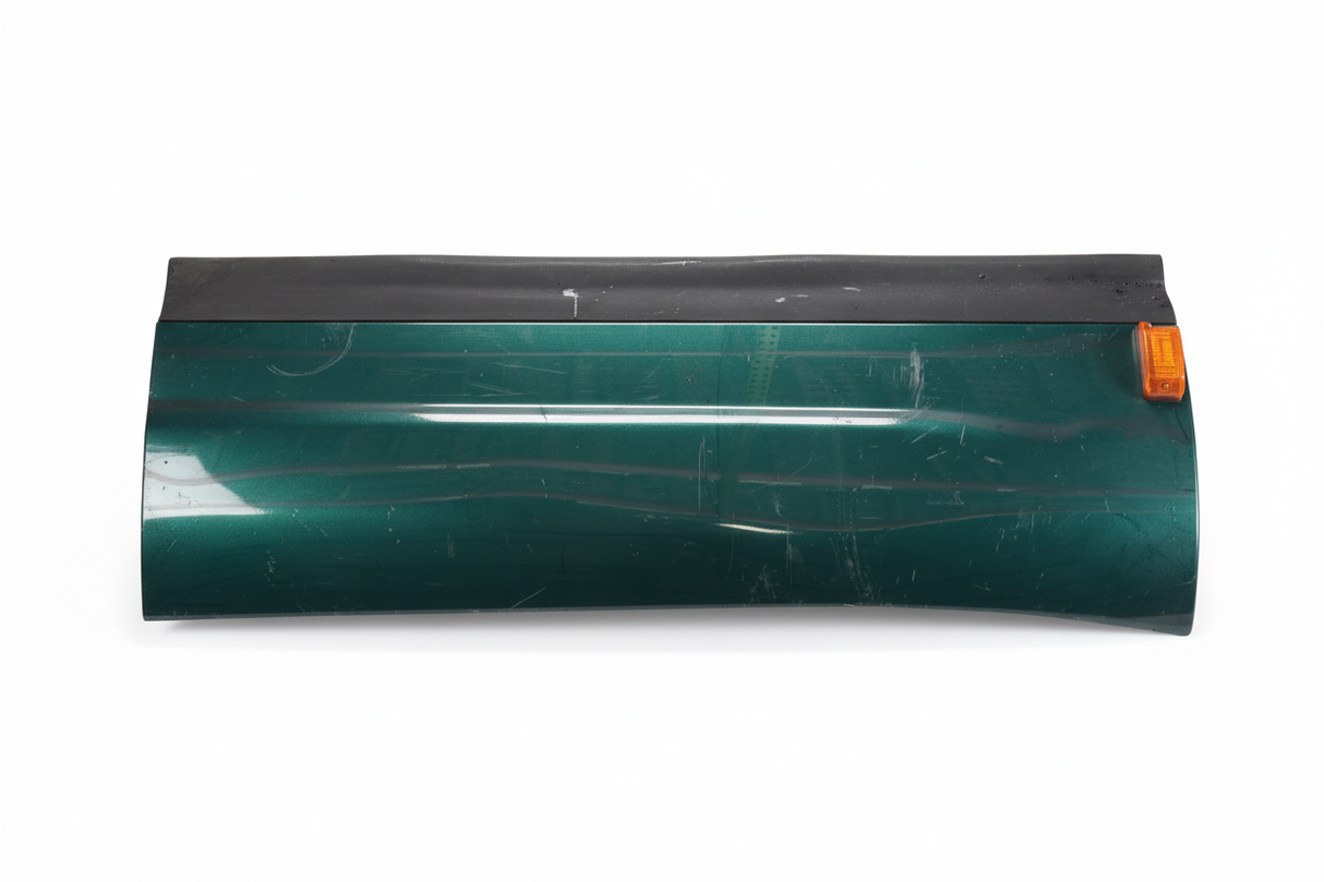 R33-1214 Genuine Peterbilt Green Left Driver Side Fairing Cab Extender - Second Truck Parts