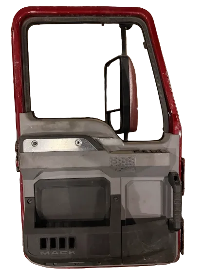 606-13892 Genuine Mack Left Front Red Door With The Mirror