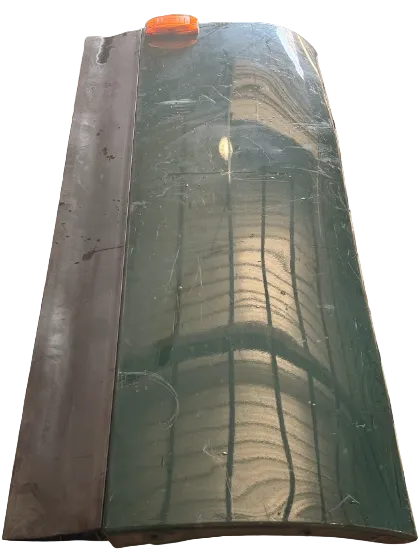 R33-1214 Genuine Peterbilt Green Left Driver Side Fairing Cab Extender - Second Truck Parts