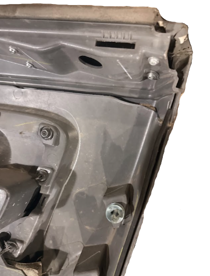 S60-1522-100671 Genuine Paccar Gray Left Side Door Interior Panel