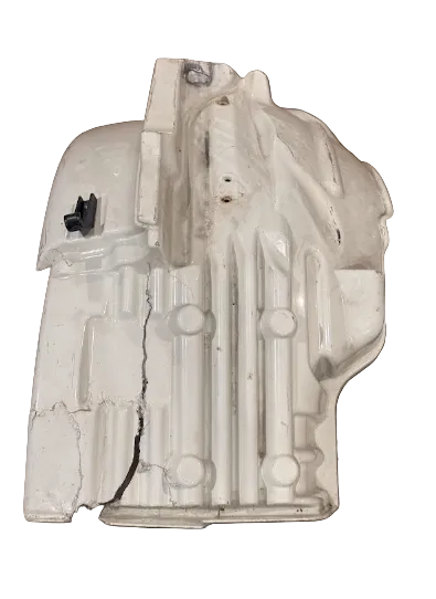 17-13684-000 Genuine Freightliner Left Side White Half Fender Extension - Second Truck Parts