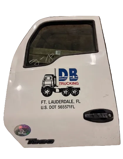 R25-1287-001 Genuine Kenworth Left Hand White Door T680/T880 - Second Truck Parts