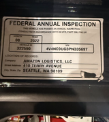 606-13679 Genuine Volvo Blue Left Driver Door - Second Truck Parts