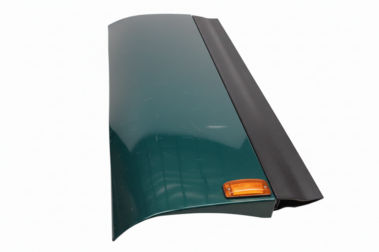R33-1214 Genuine Peterbilt Green Left Driver Side Fairing Cab Extender - Second Truck Parts