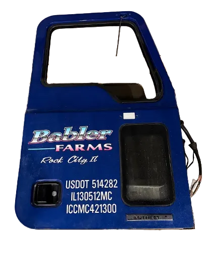 10002352 Genuine Mack Right Side Blue Door - Second Truck Parts