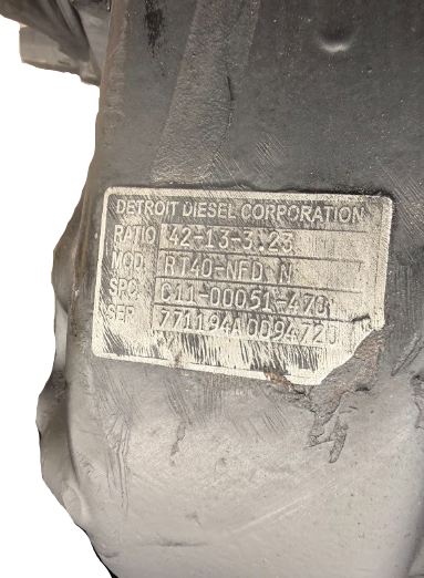Genuine Detroit Diesel Differential Assembly Ratio 3.23 RT40-NFD