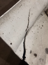 17-13684-012 Genuine Freightliner Left Side White Half Fender Extension