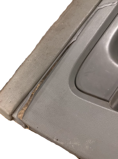 21402AA Genuine Paccar Gray Left Side Door Interior Panel - Second Truck Parts