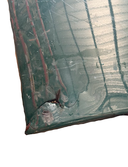 R33-1214 Genuine Peterbilt Green Left Driver Side Fairing Cab Extender - Second Truck Parts
