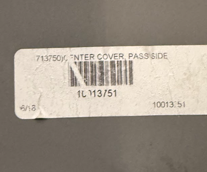 53QR513M Genuine Mack Gray Dash Panel - Second Truck Parts