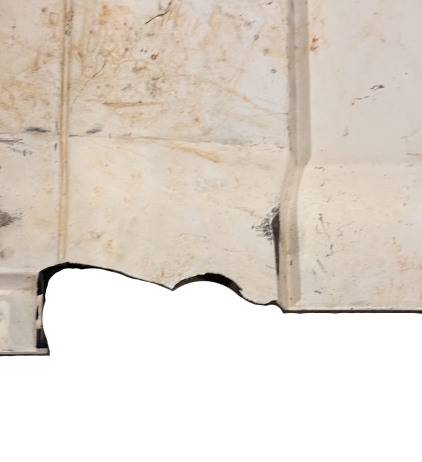 21082855 Genuine Volvo Left Rear White Tank Skirt - Second Truck Parts