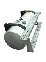 Dia 23" x 66" long 110 gallon aluminum fuel tank with straps OEM - Second Truck Parts