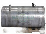 Aluminum LH Dshaped fuel tank measures 26" x 51" 125 gallon with - Second Truck Parts