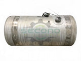 Aluminum LH fuel tank measures 23" x 50" 100 gallon OEM - Second Truck Parts
