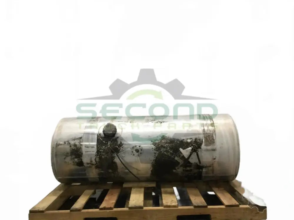 Aluminum LH fuel tank measures 24" x 59" 100 gallons OEM - Second Truck Parts