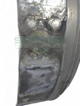 Aluminum LH fuel tank measures 25" x 26" 50 gallon center filler - Second Truck Parts