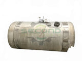 Aluminum LH Fuel Tank measures 25" x 50" 100 gallon rear filler - Second Truck Parts