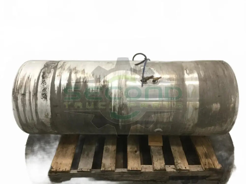 Aluminum LH fuel tank measures 25" x 60" 100 gallon with front - Second Truck Parts