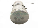 Aluminum LH Fuel Tank measures 25' x 60" 100 gallon with front - Second Truck Parts