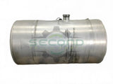 Aluminum LH fuel tank measures 26" x 47" 100 gallon with center - Second Truck Parts