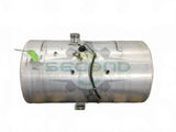 Aluminum LH fuel tank measures 26" x 47" 100 gallon with center - Second Truck Parts