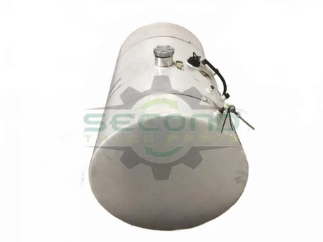 Aluminum LH fuel tank measures 26" x 47" 100 gallon with center - Second Truck Parts