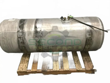 Aluminum RH fuel tank measures 23" x 61" 100 gallon rear filler - Second Truck Parts