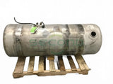 Aluminum RH fuel tank measures 23" x 61" 100 gallon rear filler - Second Truck Parts