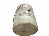 Aluminum RH fuel tank measures 25" x 36" 75 gallon center filler - Second Truck Parts