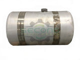 Aluminum RH Fuel Tank measures 25" x 38" 80 gallon Front filler - Second Truck Parts