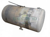 Aluminum RH fuel tank measures 25" x 49" 100 gallon with rear - Second Truck Parts