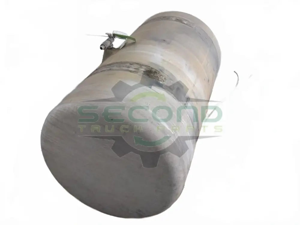 Aluminum RH fuel tank measures 25" x 49" 100 gallon with rear - Second Truck Parts