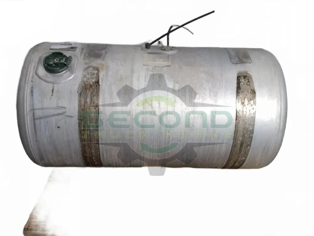 Aluminum RH fuel tank measures 25" x 49" 100 gallon with rear - Second Truck Parts