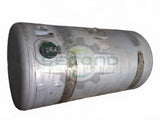 Aluminum RH fuel tank measures 25" x 49" 100 gallon with rear - Second Truck Parts