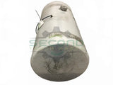 Aluminum RH Fuel Tank measures 26" x 51" 100 Gallon Front Filler - Second Truck Parts