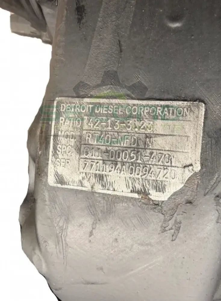 C11-00051-470 Genuine Detroit Diesel Differential Assembly Ratio 3.23 RT40-NFD - Second Truck Parts