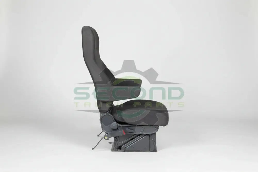 Duroshox 2195 20” Black Captain Air Ride Truck Driver Seat P/N 324696-01 - Second Truck Parts