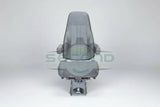 Duroshox 2195 20” Black Captain Air Ride Truck Driver Seat P/N 324696-01 - Second Truck Parts