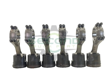 2874332 Genuien Cummins Connecting Rod & Piston Set Of Six - Second Truck Parts